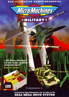 Micro Machines Military (Europe) (J-Cart) box cover front